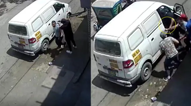Cuatro delincuentes encañonaron a un hombre para robarle 1000 soles e intentar llevarse su auto [VIDEO] 