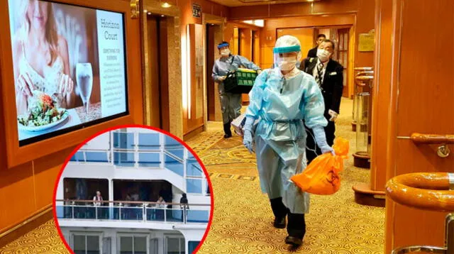 La tripulación y las personas a bordo de la embarcación Diamond Princess fueron evaluadas