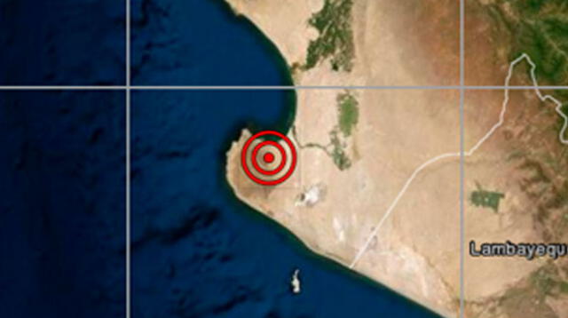 El sismo se registró a 43 km en las costas de Sechura, Piura