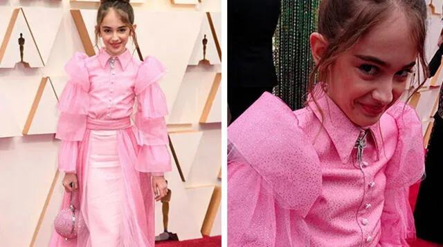 Oscar 2020: Julia Butters, actriz de “Érase una vez en Hollywood” causó polémica por llevar comida a la alfombra roja