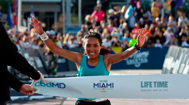 Atleta peruana consiguió el primer lugar en la rama femenina