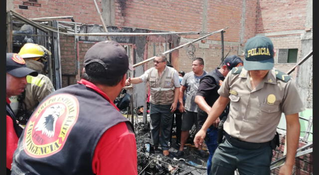 Lurín: Vivienda de material noble se incendia dejando 2 muertos y un herido [VIDEO]