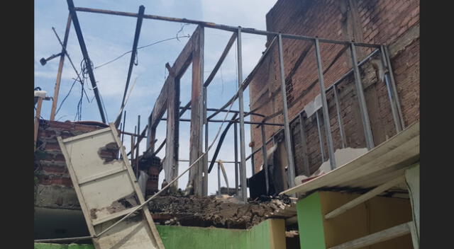 Lurín: Vivienda de material noble se incendia dejando 2 muertos y un herido [VIDEO]