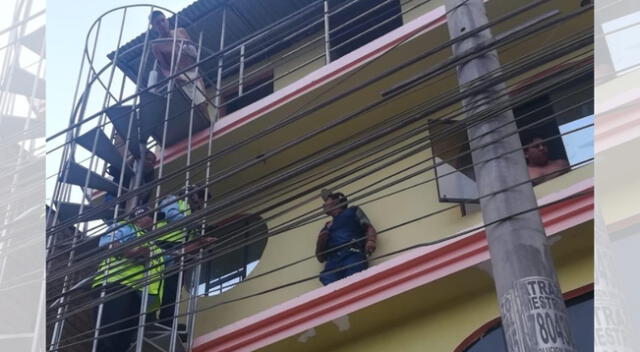 Serenos capturan a avezado ladrón que se escondió en una casa [FOTOS Y VIDEOS]