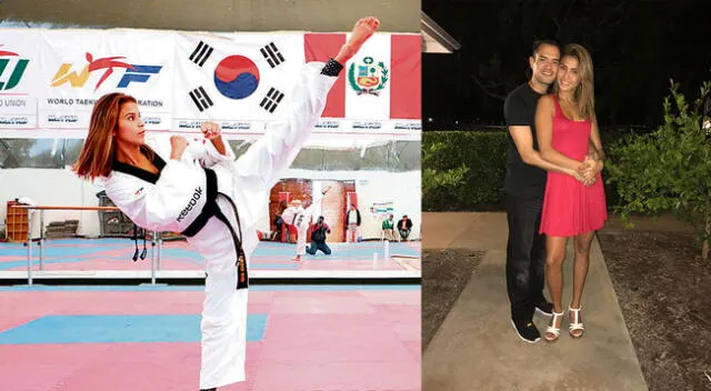 Taekwondista Julissa Diez Canseco tiene como DT a su pareja Peter López.