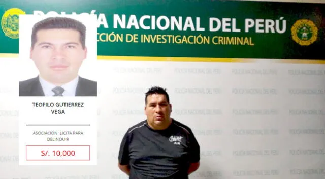 El malhechor tiene varios delitos en su haber y ya fue capturado anteriormente por la Policía.