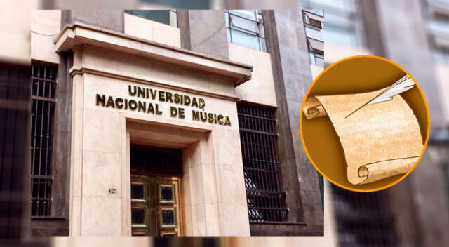 Universidad Nacional de Música realiza la convocatoria.