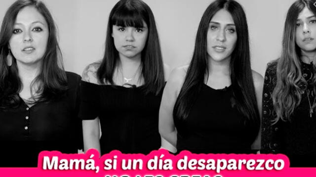 Campaña 'Mamá si un día desaparezco'