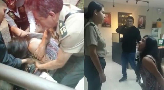 Mujer que agredió a policía será denunciada y trasladada a la fiscalía [VIDEO]