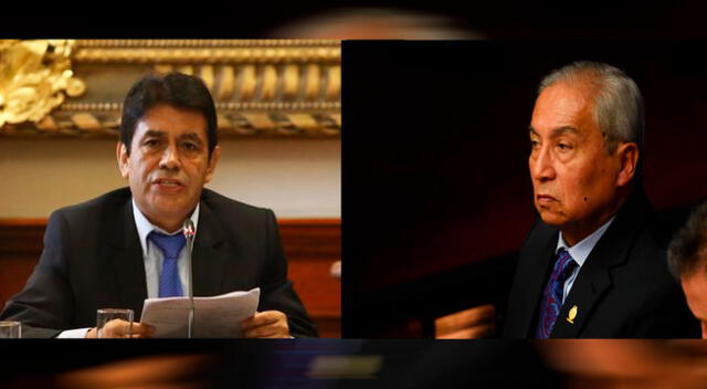 Tomas Gálvez y Pedro Chávarry, fiscales supremos.