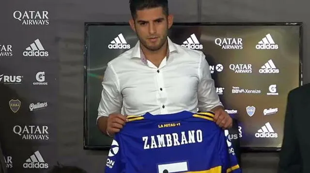 Zambrano debutaría este domingo con Boca ante Godoy Cruz.