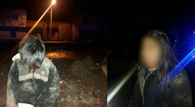 Miembros de la PNP lograron evitar que linchen al menor.