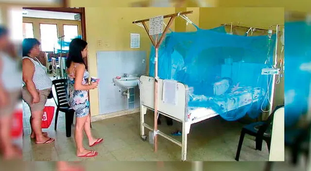 Paciente de dengue en nosocomio.