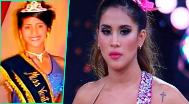 La ex Miss Perú no ocultó su sorpresa por la fotografía que compartió su mejor amiga.