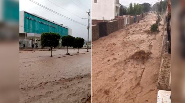 Huaicos ingresan a Moquegua y afectan viviendas y hasta Hospital Regional