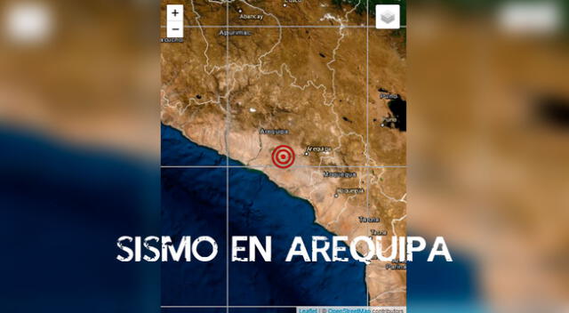 El epicentro se localizó a 9 kilómetros al oeste de la localidad de Vitor, en la provincia de Arequipa.