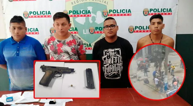 Los detenidos serán denunciados por los delitos de tenencia ilegal de armas y peligro común.