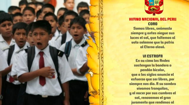 Inician campaña para que se deje de cantar la sexta estrofa del Himno Nacional