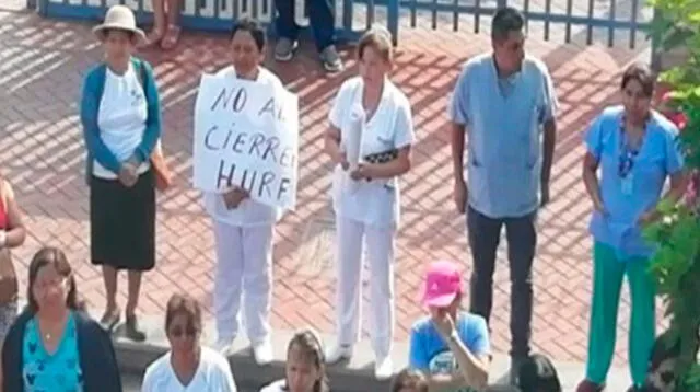 Enfermeros y técnicos de Hospital de Villa El Salvador protestaron por no estar capacitados