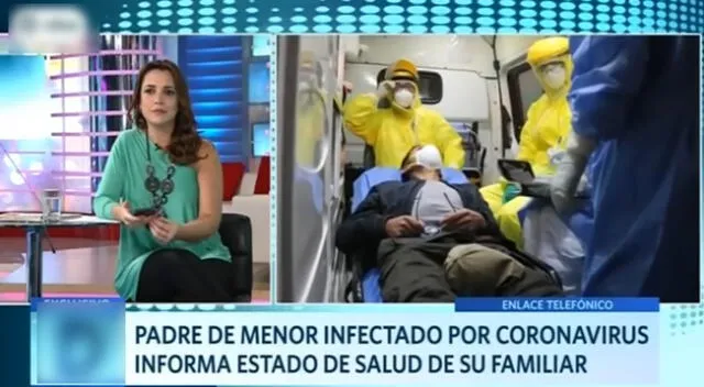 El padre de familia sostuvo que su suegra presenta un poco de fiebre.