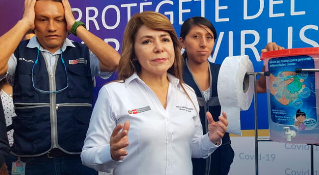 Ministra de Salud, Elizabeth Hinostroza