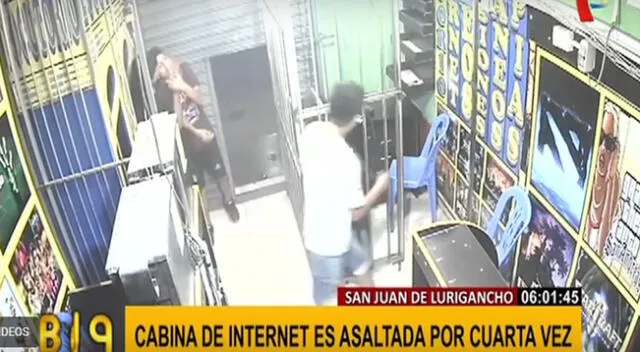 Es el cuarto asalto que sufre cabina de Internet