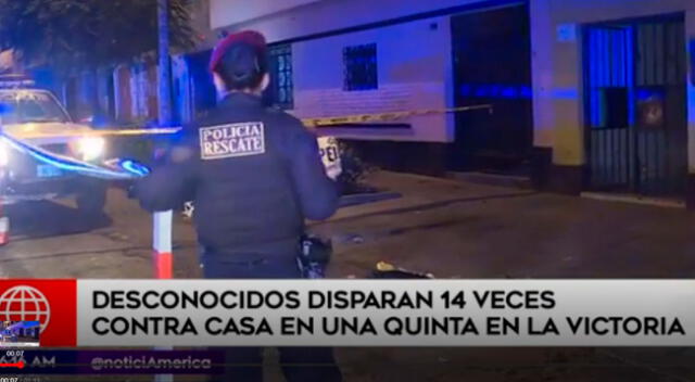 Hombre salió ileso tras ataque a balazos en La Victoria