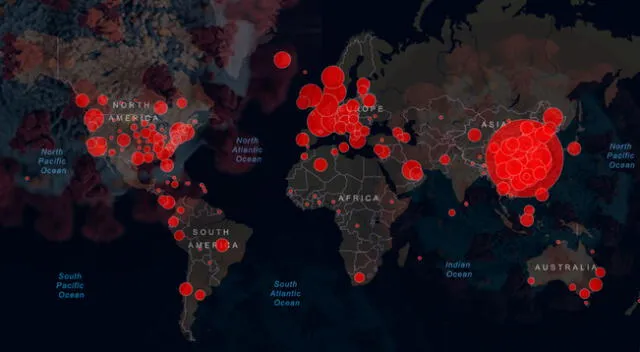 El COVID-19 se ha expandido en todos los continentes del planeta