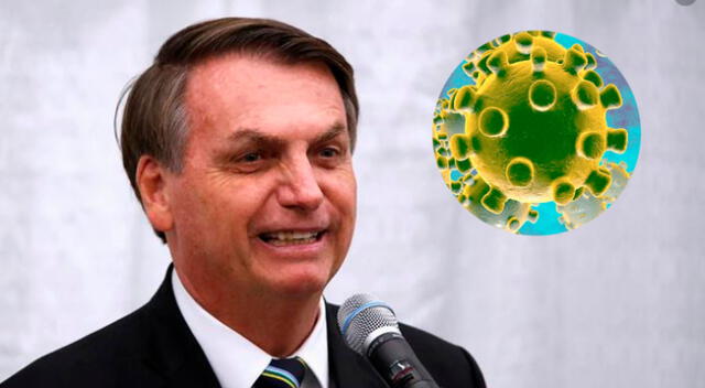 El mandatario brasileño desmintió que tenga la letal pandemia.