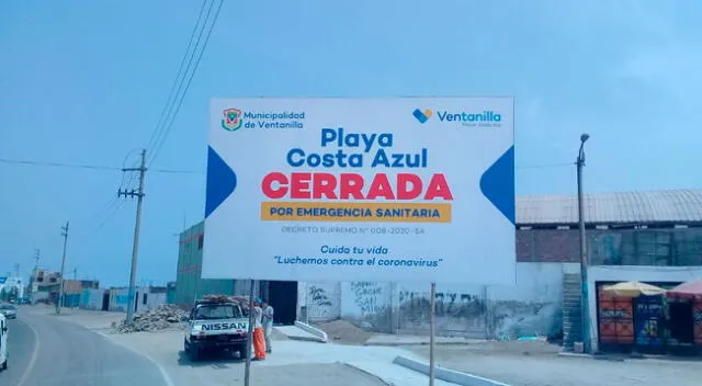 Playas de Costa Azul y Bahía Blanca estarán cerradas al público