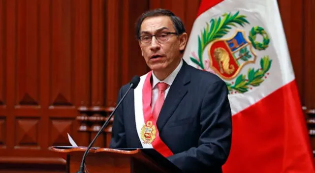 Martin Vizcarra realizó un mensaje a la nación