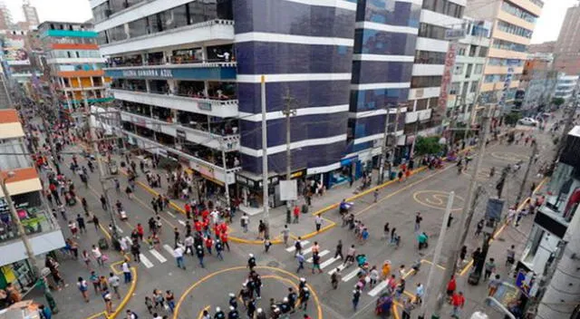 Gamarra es cerrada por estado de emergencia.