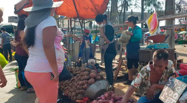 Comerciantes en San Martín de Porres.