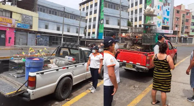 Comerciantes encerraron a animales en locales.