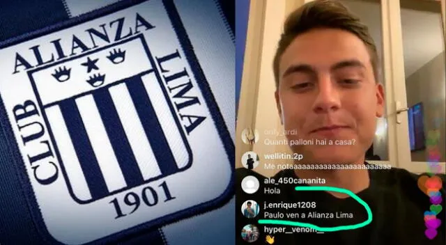 Hincha de Alianza Lima dio la vuelta al mundo por pedirle que juegue en la Liga a Dybala.