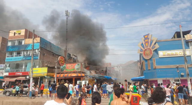 Incendio en Carabayllo.