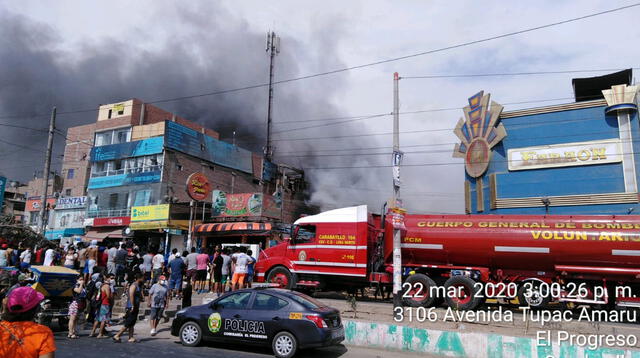 Incendio en Carabayllo