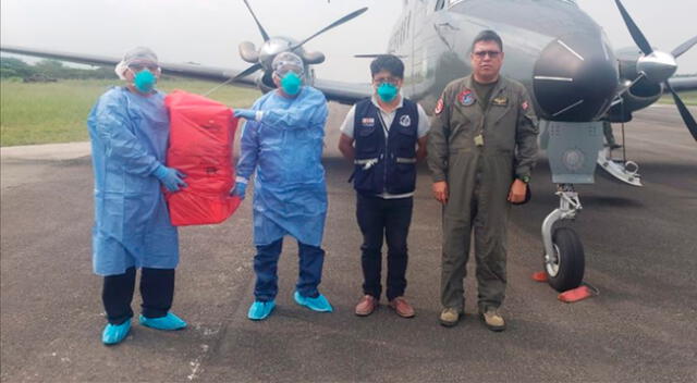 Aviación del Ejército trasladó personal de salud, material para muestras e insumos a Trujillo, Cajamarca y Jaén.