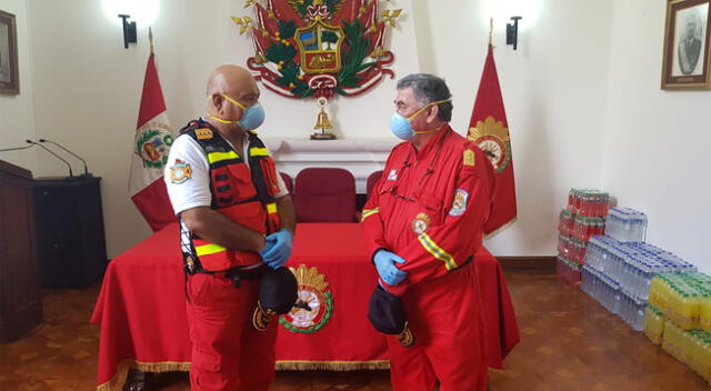 Bomberos Voluntarios del Perú.