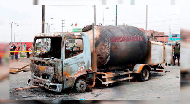 Camión cisterna que originó tragedia en VES.