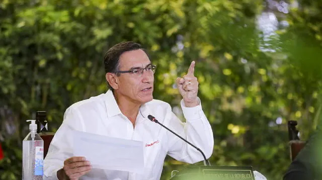 Presidente Vizcarra anuncia medidas de reforzamiento en las Fuerzas Armadas para patrullar las calles del país.