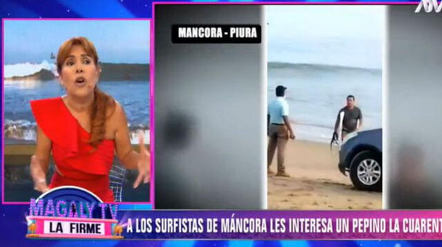 Magaly Medina se indignó porque surfistas de Mancora no acatan el decreto de aislamiento social obligatorio.