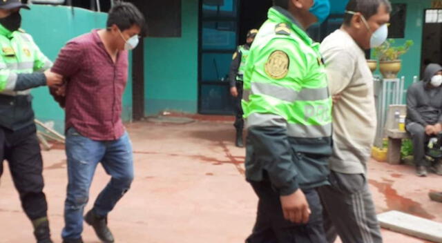 Miembros de la PNP capturaron a los agresores.