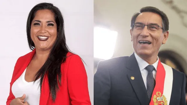 Katia Palma se siente muy orgullosa de tener a Martín Vizcarra como presidente.