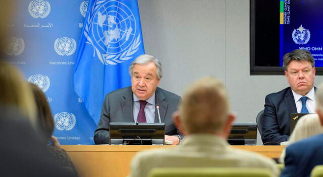 António Guterres, Secretario general de las Organización de las Naciones Unidas.