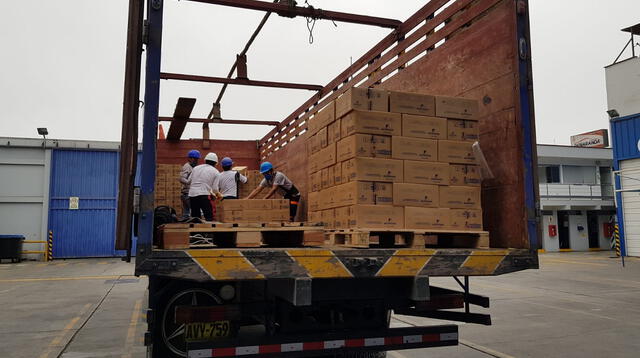 stas donaciones del Banco de Alimentos y San Fernando se hicieron mediante la organización Caritas Huancayo.