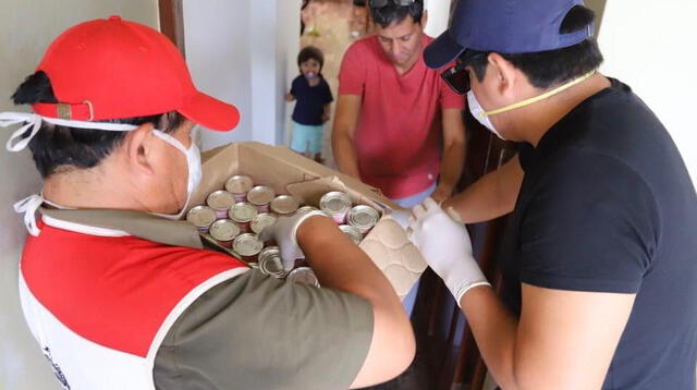 Magdalena del Mar  dona viveres familias vulnerables