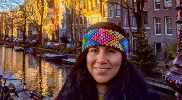 Sandra en Amsterdam, Países Bajos. Foto: Sandra Ortiz.