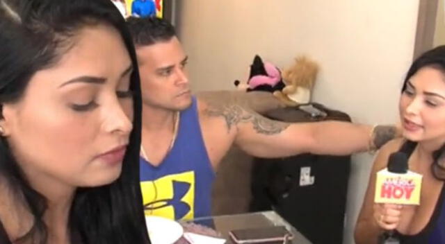 Pamela Franco y Christian Domínguez pasan grabando videos en cuarentena.