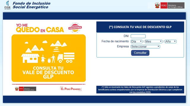 Descuento GLP: consulta aquí tu vale para comprar balón de gas